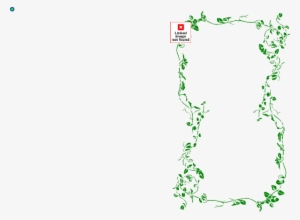 How To Set Use Green Vine Border Clipart