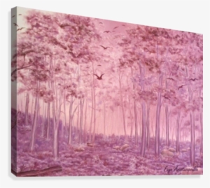 Pink Woods Canvas Print - Canvas Print