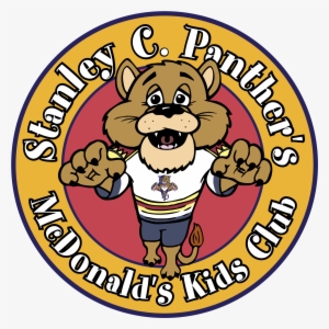 Mcdonald's & Florida Panthers Kids Club Logo Png Transparent - Customized Hockey Puck With Multi Color Imprint