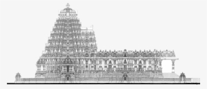 Construction Begins Of Welsh - South Indian Temple Png