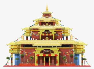 Tibet Temple - Transparent Indian Temple Png