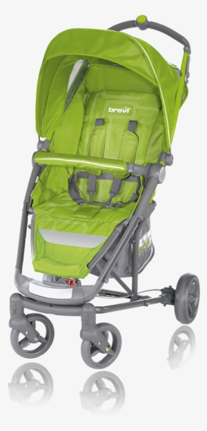 The Ginger 3 Stroller Offers Maximum Comfort For Your - Brevi Ginger 3 Sport Stroller (lime)