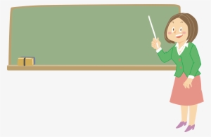 Jpg Black And White Library Big Image Png - Female Teacher Clipart