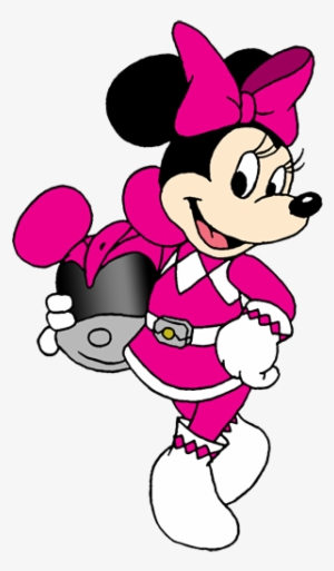 Minnie Mouse As A Power Ranger - Cartoon