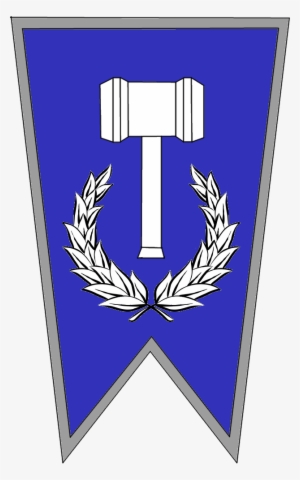 Silver Maul Clan Banner 01 - Laurel Wreath