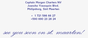 Captain Morgan Charters Nv Juancho Yrausquin Blvd, - Captain Morgan Charters & Whiteknuckle Jet Boats