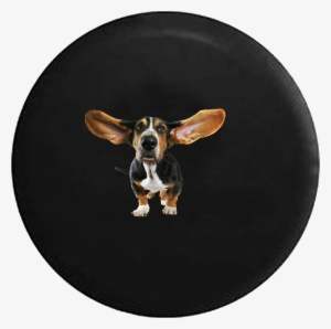 Basset Hound Dog Ears Blowing In The Wind - Little Book Of Dogs