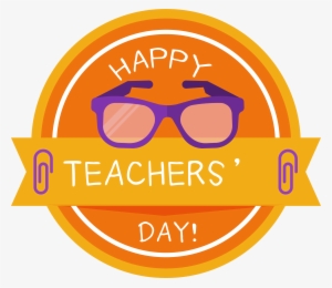 Goggles Clipart Teacher - Teachers Day Logo Png