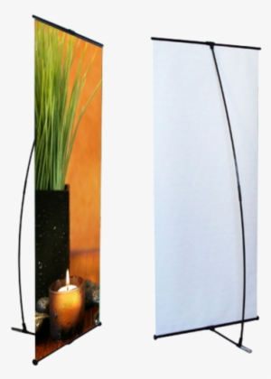 Silver L Banner Standee, Size - L Banner Stand