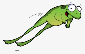 Hopping Frog Clipart - Frog Jumping Clip Art