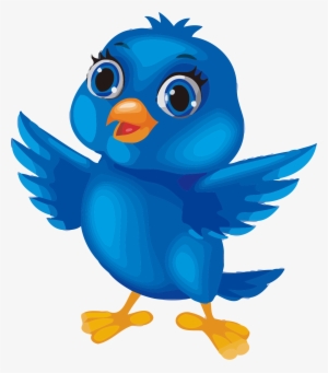 Blue Bird Image Cartoon Clipart Png - Cartoon Image Of Bird