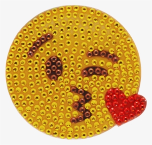 Kissing Face Emoji Stickerbeans - Sticker