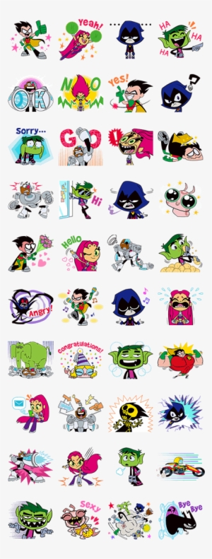 Teen Titans Go - Teen Titans Telegram Stickers