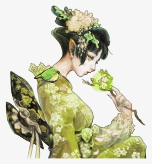 Fleur Kitano Dialogue Render - Illustration