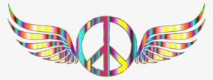 This Free Icons Png Design Of Gold Peace Sign Wings
