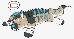 Still Stuck In Low Battery - Cartoon