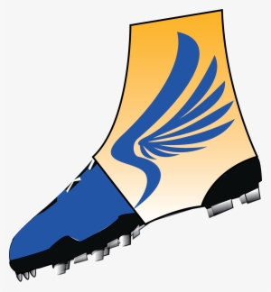 Yellow Gold And Royal Blue Wings - Navy Blue