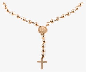 Rosary Necklace Png - Gold Rosary Necklace