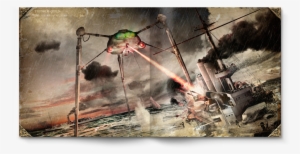 Uk Graphic Design For War Of The Worlds - Watercolor Paint