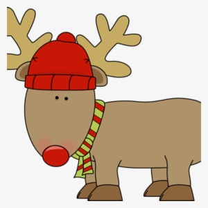 Reindeer Clipart Sign - Bunte Weihnachtsbilder Zum Ausdrucken