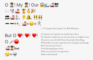 Yes, People Don't Need Letters Anymore, They Have Emojis - Poetry