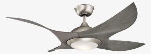 Loading Zoom - Kichler Ceiling Fans 300209 In Brushed Nickel