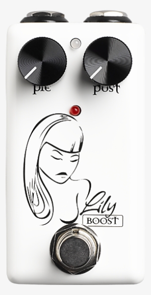 27% Price Drop - Red Witch Lily Clean Boost Pedal