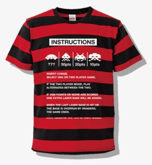 Instructions T-shirt Red & Black - Active Shirt