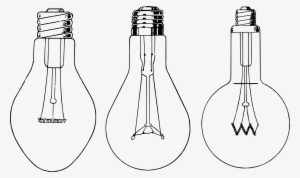This Free Icons Png Design Of Three Old Light-bulbs