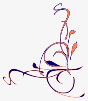 Navy Blue & Coral Svg Clip Arts 516 X 596 Px