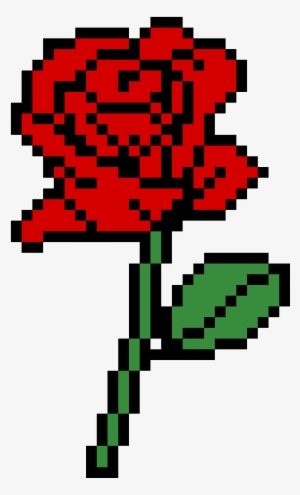 Rose - Facile Dessin Petit Carreau