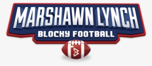 Marshawn Lynch Blocky Football Messages Sticker-4 - Blocky Football Ball