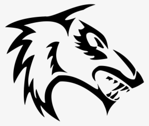 Tribal-wolf - Drawing