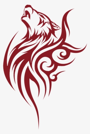 Tribal Wolf And Heart