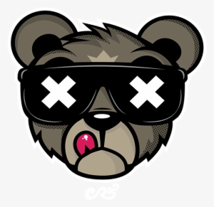 Crew Five Cali Bear On Student Show - Sticker Bomb Jdm Bandit Assis Geogrge