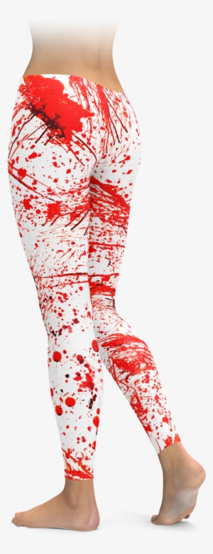 Blood Splatter Zombie Png For Kids - Leggings