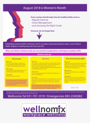 August 2018 Is Women's Month - Woman