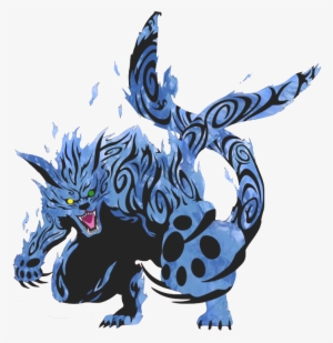 Two Tailed Monster Cat By Harm Colossal - Two Tail Monster