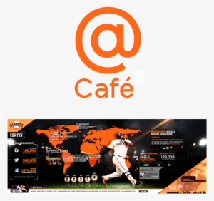 San Francisco Giants Social Media Cafe - World Map