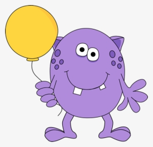 Creature Clipart Birthday Monster Pencil And In Color - Birthday Monster Clip Art