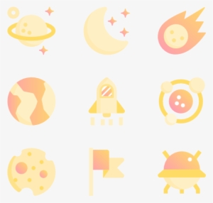 Space Icons - Clip Art