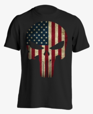 Punishment American Flag T-shirt - Retro Usa Flag Wallet Style Stand Leather 4.7" Iphone