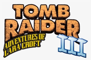 Tomb Raider Iii - Tomb Raider Iii Adventures Of Lara Croft Logo