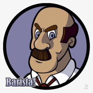 Published 14th January 2016 At 1200 × 1200 In Barista - Cartoon