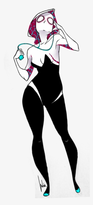 Spider-gwen By Julia Madrigal - Spider Gwen Comic Transparent