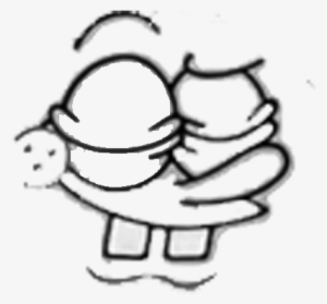 Spongebob Helping Face - Line Art