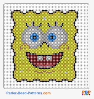 Perler Bead Pattern Spongebob Face - Spongebob Perler Beads Pattern