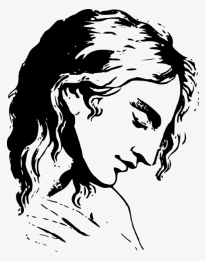 Tired Thinking Woman 2 Svg Clip Arts 474 X 599 Px