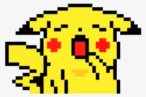 Tired Pikachu - Pikachu Pixel Art