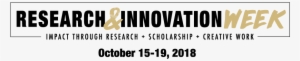 Research & Innovation Week - Boulder